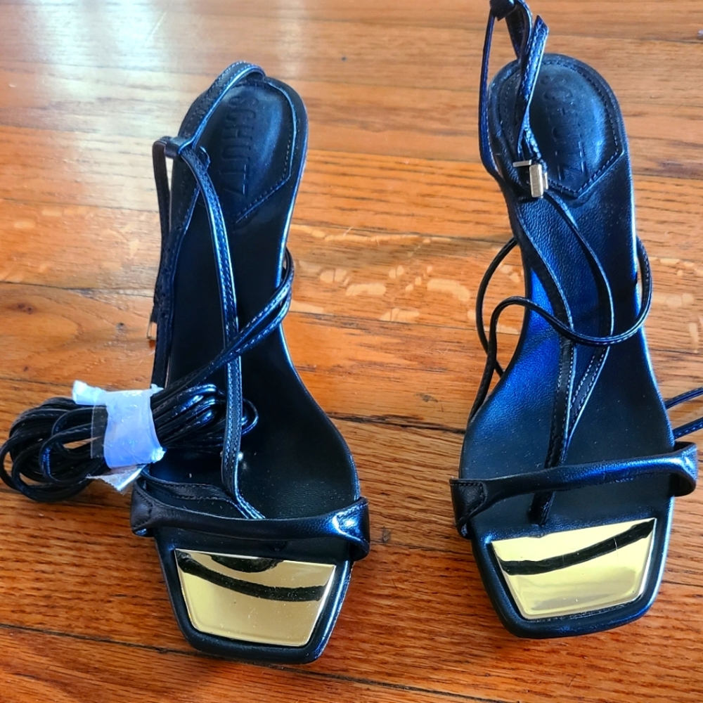 Schutz Black Shoes